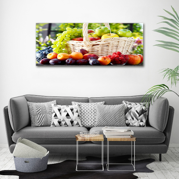 Canvas foto Fruitmand