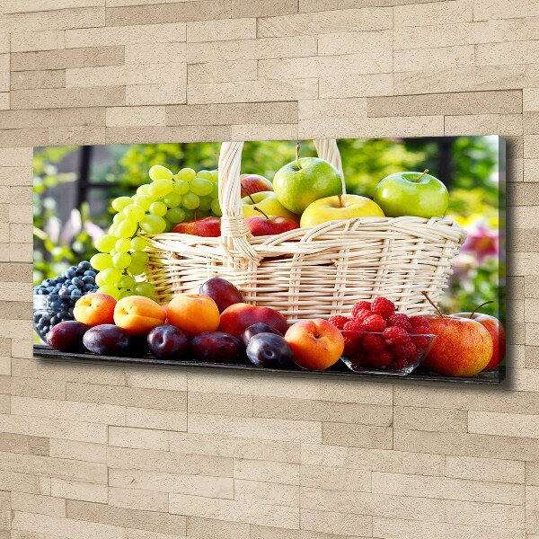 Canvas foto Fruitmand