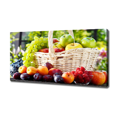 Canvas foto Fruitmand