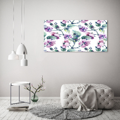 Canvas schilderij Braambloemen