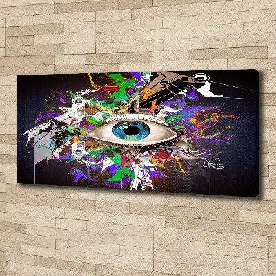 Canvas schilderij Abstract oog