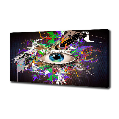 Canvas schilderij Abstract oog