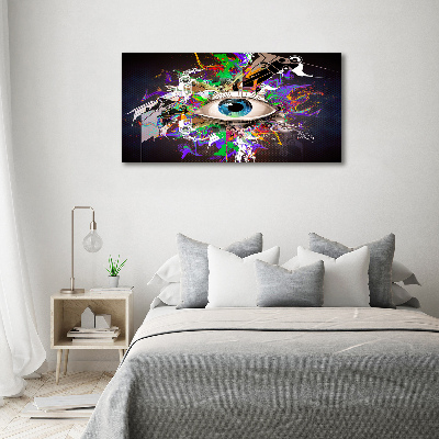 Canvas schilderij Abstract oog