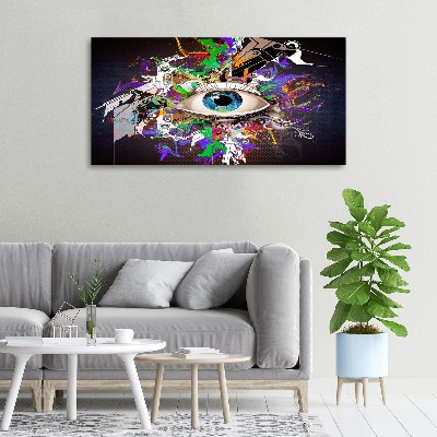 Canvas schilderij Abstract oog