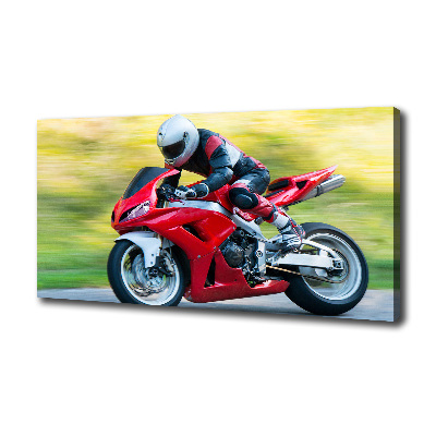 Canvas foto Motorfiets