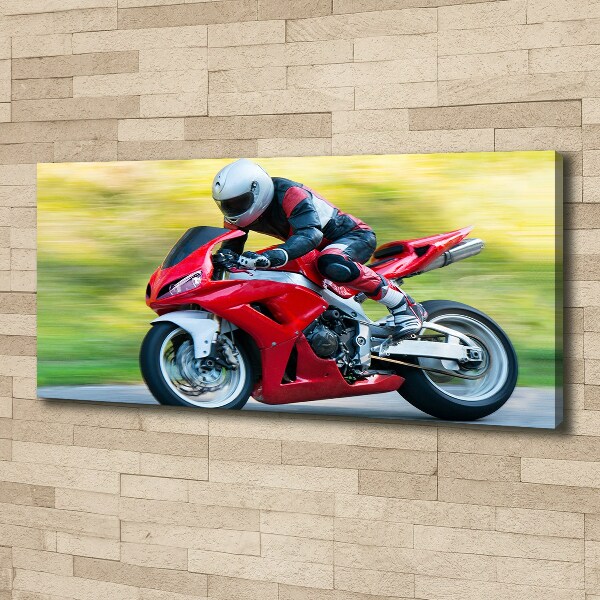 Canvas foto Motorfiets