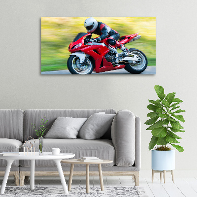 Canvas foto Motorfiets