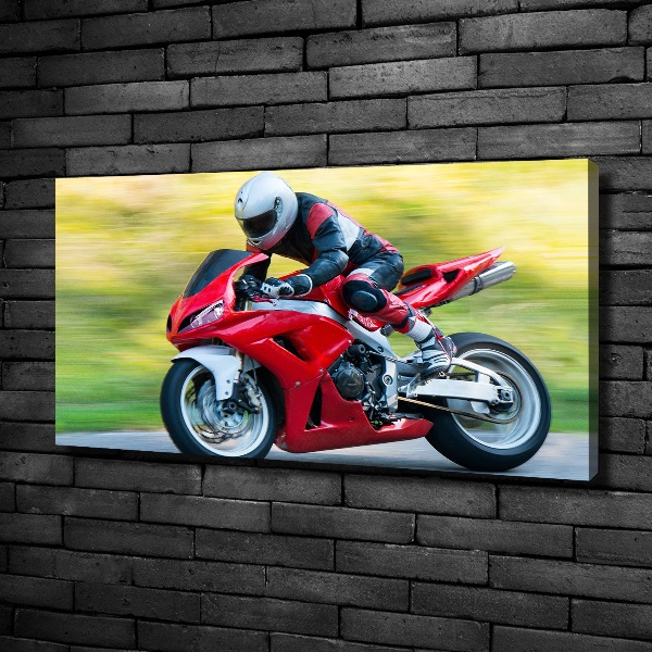 Canvas foto Motorfiets