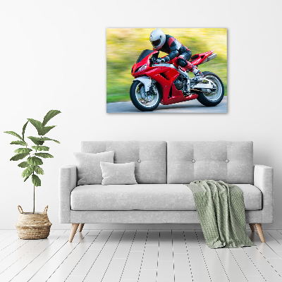 Canvas foto Motorfiets