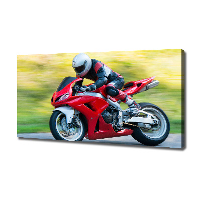 Canvas foto Motorfiets