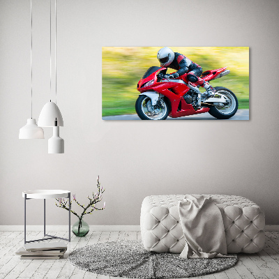 Canvas foto Motorfiets