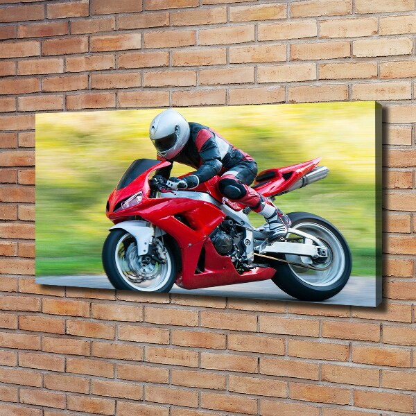 Canvas foto Motorfiets