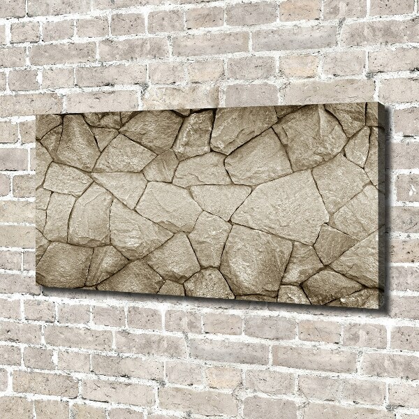 Canvas schilderij Stenen muur