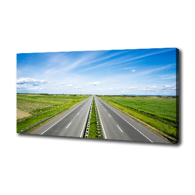 Foto canvas Snelweg