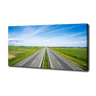 Foto canvas Snelweg