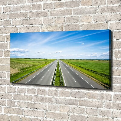 Foto canvas Snelweg
