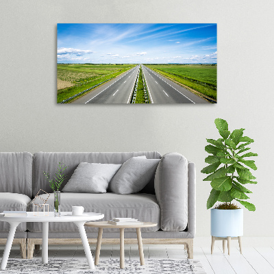 Foto canvas Snelweg