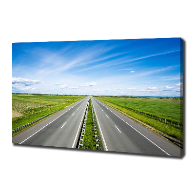 Foto canvas Snelweg