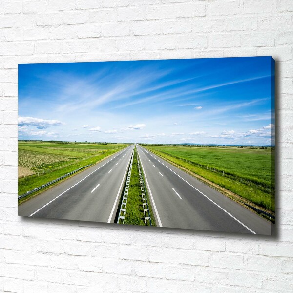 Foto canvas Snelweg