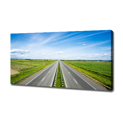 Foto canvas Snelweg