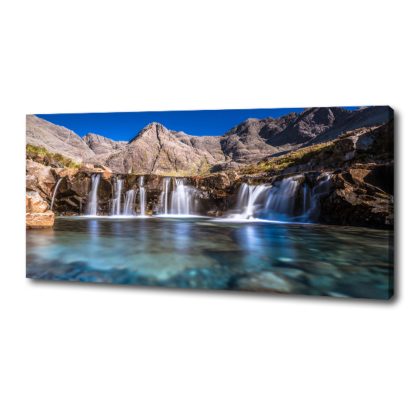 Foto op canvas Waterval in de bergen