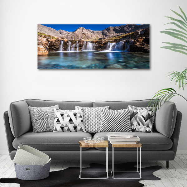 Foto op canvas Waterval in de bergen