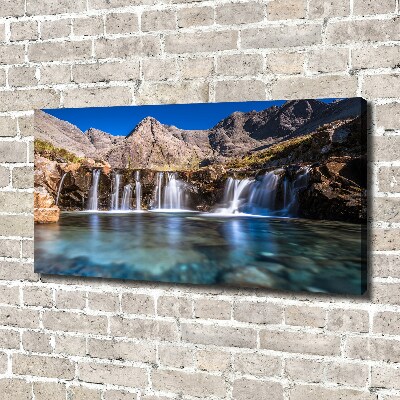 Foto op canvas Waterval in de bergen