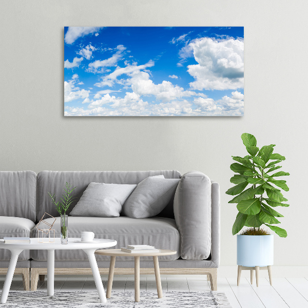 Canvas schilderij Wolken aan de hemel