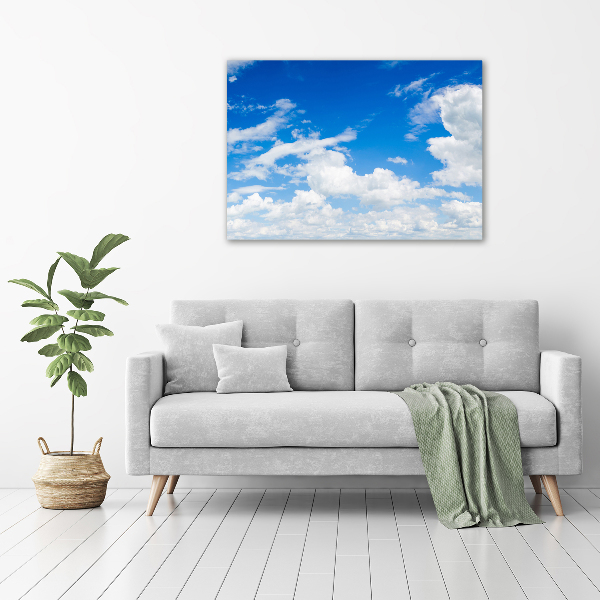 Canvas schilderij Wolken aan de hemel