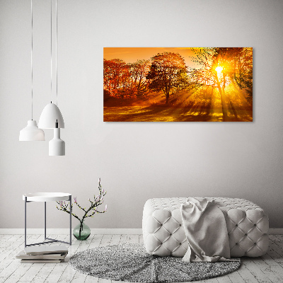 Schilderij op canvas Zonsondergang