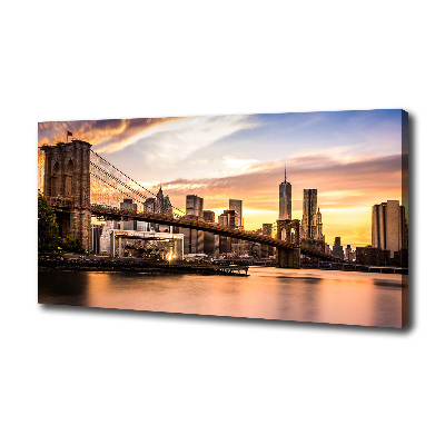 Foto canvas Brooklynbrug
