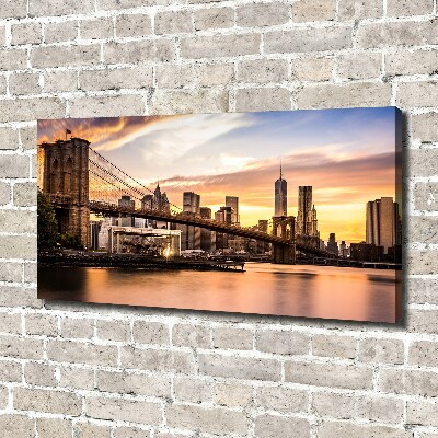 Foto canvas Brooklynbrug