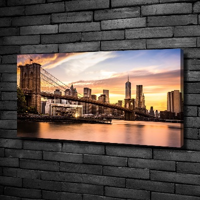 Foto canvas Brooklynbrug