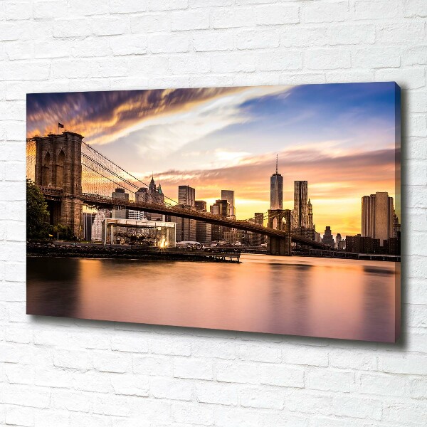 Foto canvas Brooklynbrug