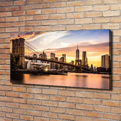 Foto canvas Brooklynbrug