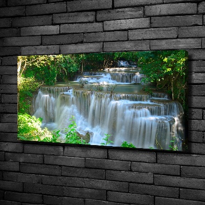 Canvas schilderij Waterval