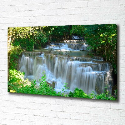 Canvas schilderij Waterval
