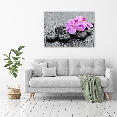 Schilderij op canvas Orchideeënstenen