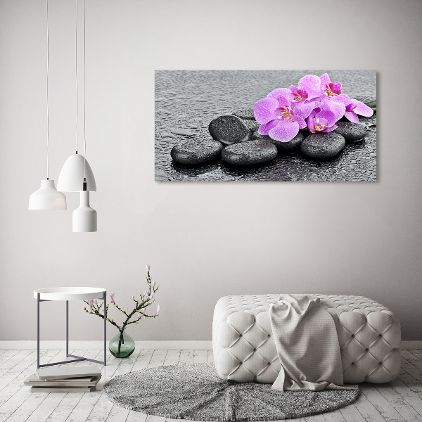 Schilderij op canvas Orchideeënstenen