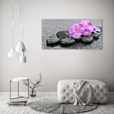 Schilderij op canvas Orchideeënstenen