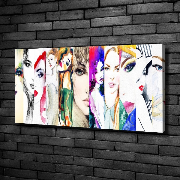 Foto canvas Vrouwenportretten