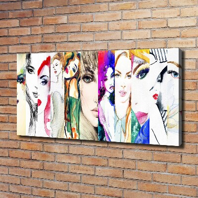 Foto canvas Vrouwenportretten