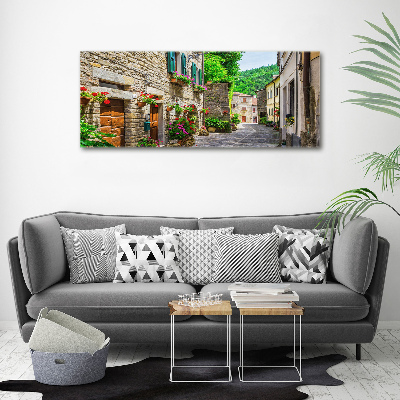 Foto canvas Een charmante straat