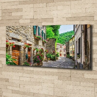 Foto canvas Een charmante straat