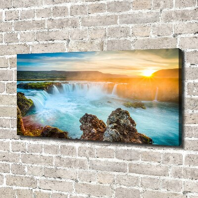 Foto op canvas Waterval