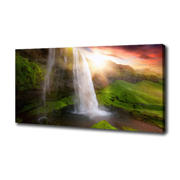 Canvas schilderij Waterval