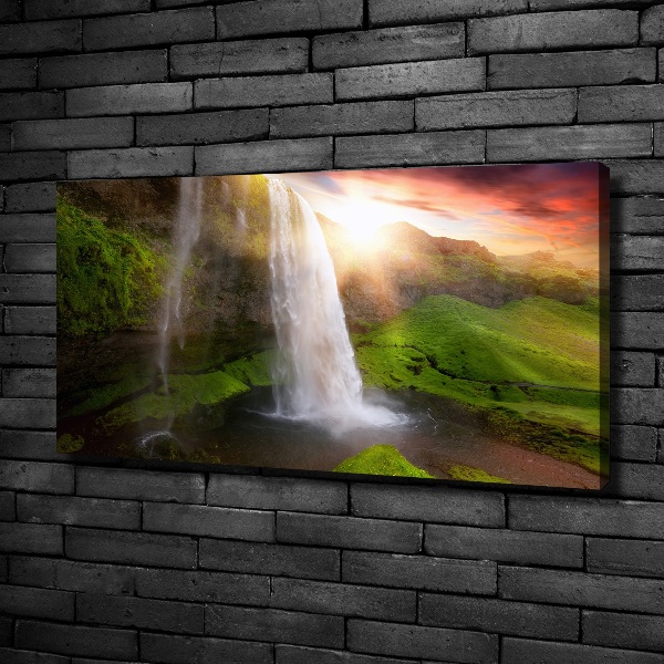 Canvas schilderij Waterval