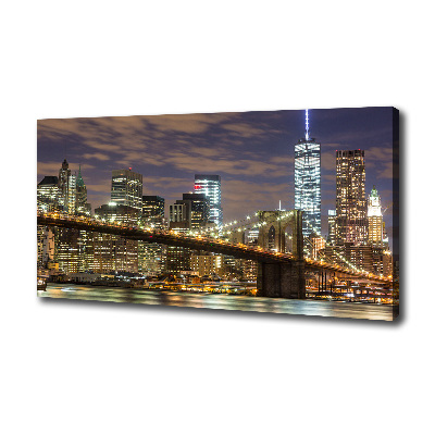 Schilderij op canvas Brooklynbrug
