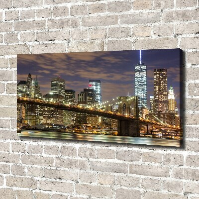 Schilderij op canvas Brooklynbrug