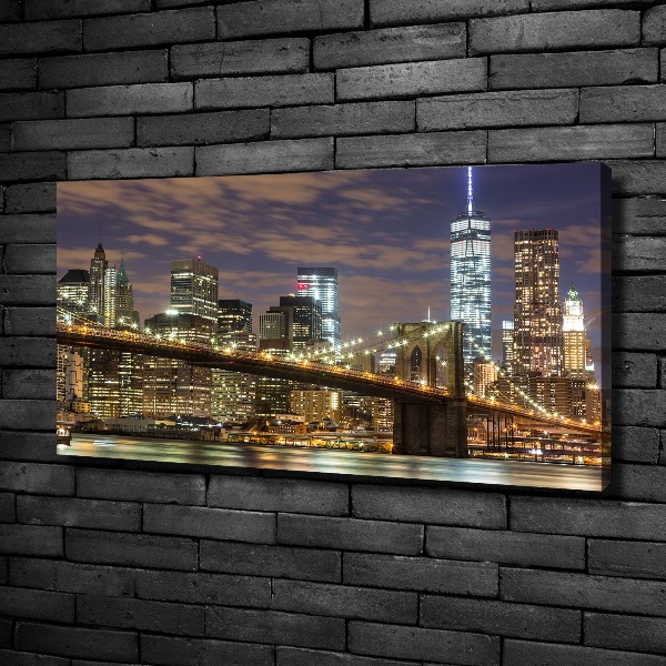 Schilderij op canvas Brooklynbrug